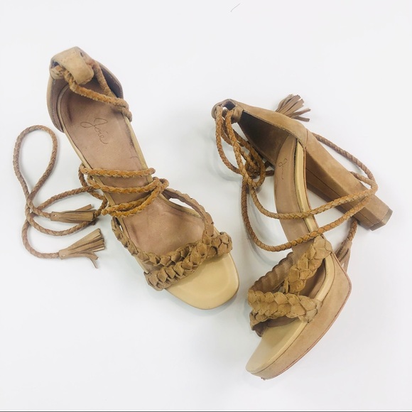 Joie Shoes - Joie leather tie up heel